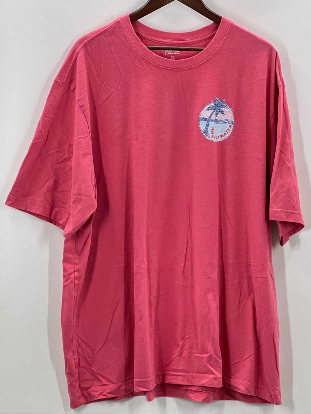 201 IZOD Men's Pink Short-Sleeve Graphic Tee